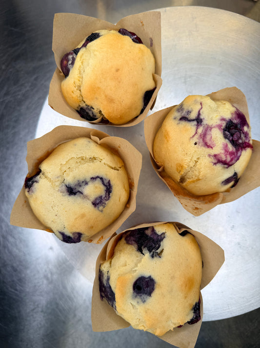 Gluten Free Blueberry Lemon Muffin